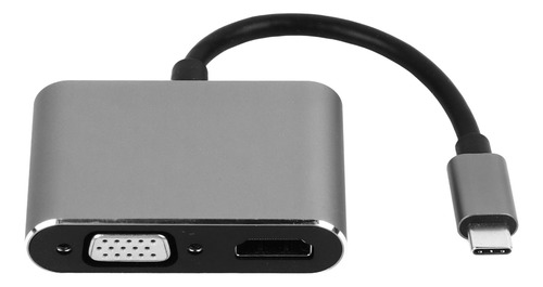 Adaptador Vga De Interfaz Multimedia Tipo C A Hd Usb 2 En 1