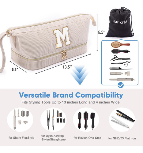 Funda De Viaje Hair Tools Para Shark Flexstyle/smoothstyle