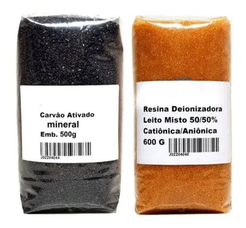 Refil P Deionizador / Ro Resina Mista 50/50%, Carvão