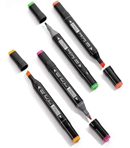 Marcadores Touchfive 24 Lapices Colores Profesional Colores