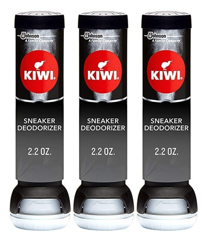 Zapatilla Desodorante Kiwi Spray Para Olor De Zapatos 3pzs