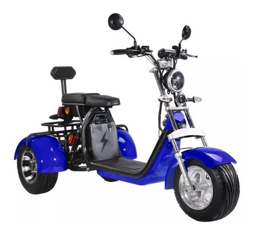 Imagen 6 de 15 de Moto Scooter Trimoto 3 Ruedas 2000w 20ah Autonomía 50km