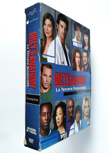 Grey's Anatomy La Tercera Temporada Completa Dvd