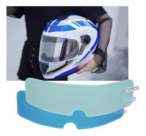 Película Antivaho Para Casco De Bicicleta: Transparente Y Re