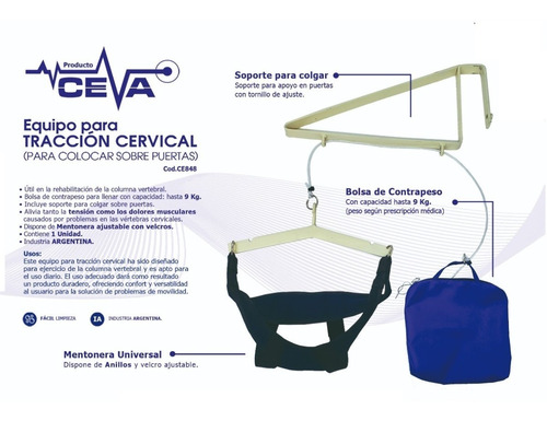 Imagen 1 de 5 de Equipo Para Traccion Cervical Sin Peso