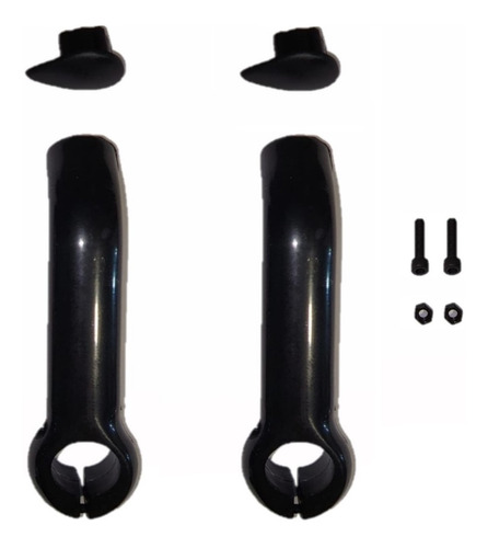 Agarre Potencia Bicicleta Bar End Maxxum Cuernitos Plastico