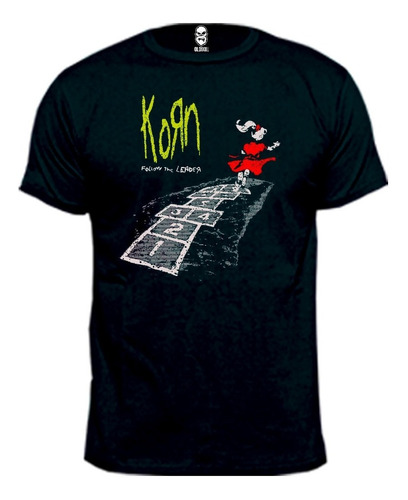Remera Korn Follow The Leader 100% Algodón Premium Peinado