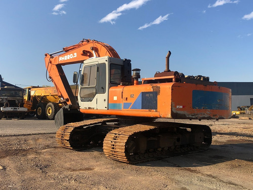 Imagem 2 de 9 de Fiat Hitachi Fh 220 1996 Escavadeira Hidráulica=cat,jcb