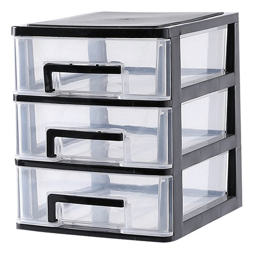 A Caja De Almacenamiento Miscelánea Transparente Tipo Cajón