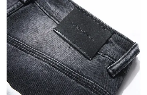 2024 New Purple Brand Jeans Vintage Black Paint | Frete grátis