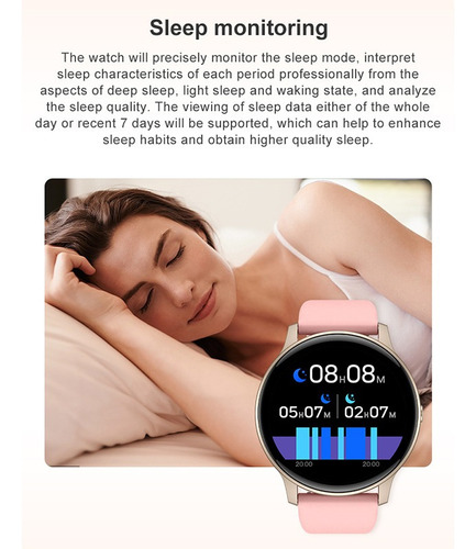 Reloj Inteligente Bluetooth Impermeable Full Touch