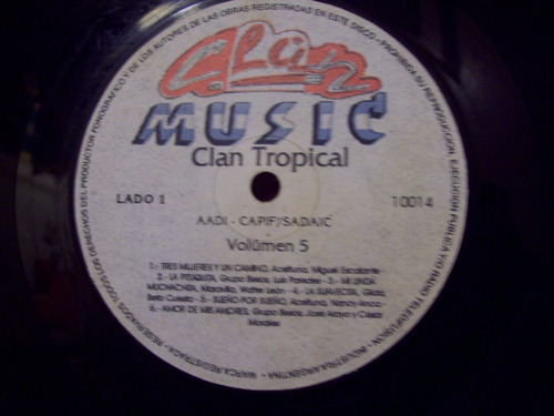 Clan Tropical Vol 5 Vinilo Lp  Gilda - Aceituna - Maravilla