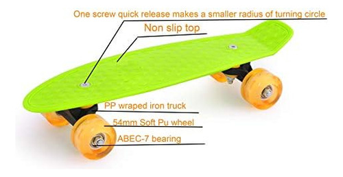 Mini Patineta Cyboard De 17 Pulgadas X 5 Pulgadas, Mini Tabl
