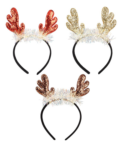 Diadema De Cuernos De Reno De Navidad Para Mujer, Accesorios