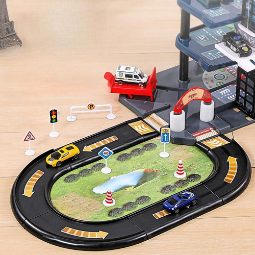 Rastrear Pista De Brinquedo Adventure Toy Com 4 Carros