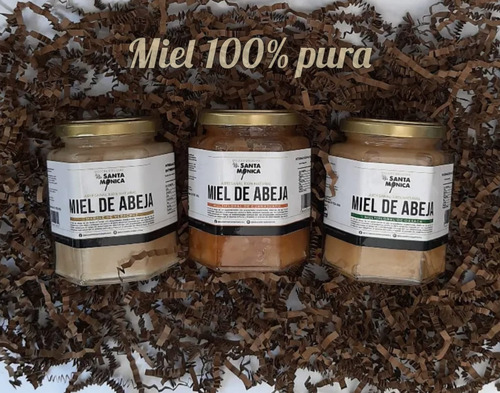 Pack De Regalo De Miel De Abeja Pura + Sobres De Miel
