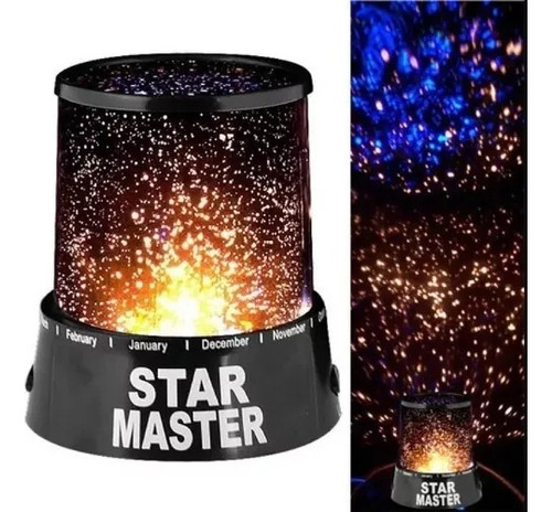 Abajur Projetor Estrelar De Mesa Luminaria Galaxia Star