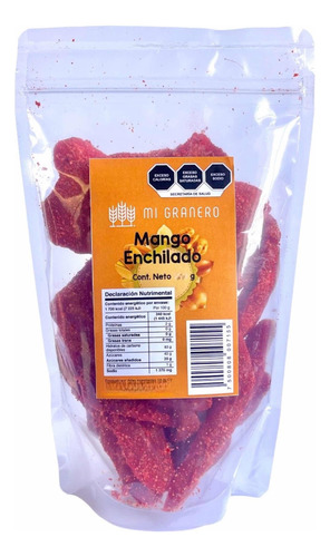 Mango Enchilado Deshidratado 500 G Snack