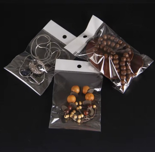 Bolsas De Celofán Autoadhesivas Para Exhibir 7x14 Cm