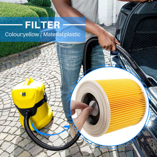Filtro De Cartucho De 2 Piezas Para Aspiradora Wd3 Premiu