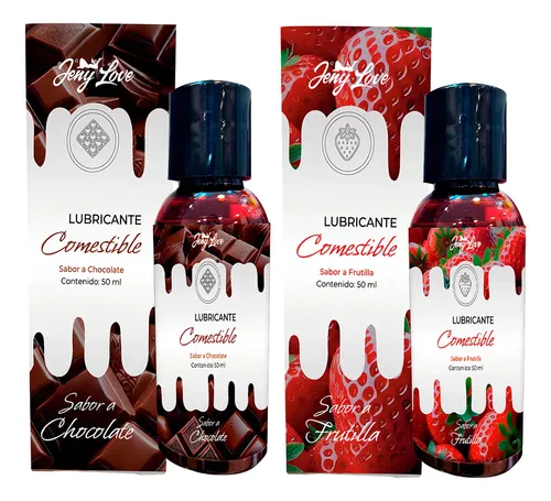 2 Lubricantes Intimo Comestible Chocolate Y Frutilla anal vaginal | Cuotas  sin inters