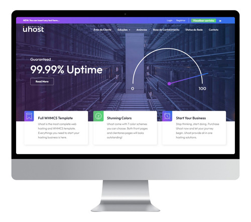 Template Uhost Para Whmcs + Brindes