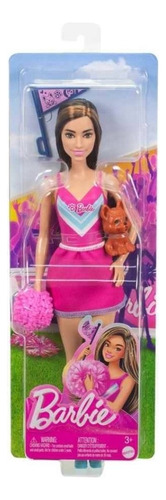 Barbie Profesiones Muñeca Porrista Con Accesorios Hxc35
