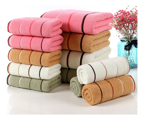 Juego De Toallas De Baño Y Ducha De Algodón Grandes Y Gruesa