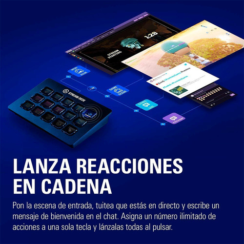 Imagen 7 de 10 de Stream Deck Elgato 15 Botones Lcd Customizables Streaming