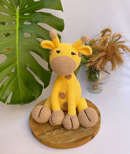 Sáfari Amigurumi Croche Decoração Infantil Com 6 Peças