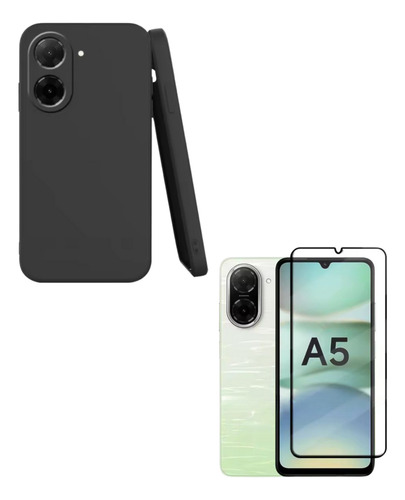 Carcasa Colores Silicona Para Redmi A5 + Lamina V.