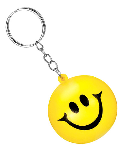 Llavero De Smile Emoji Feliz Antiestrés Pack X 12 U Souvenir