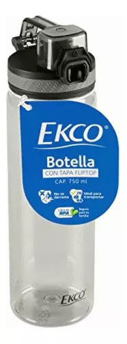 Botella Para Agua con Tapa Fliptop Ekco 750 ml