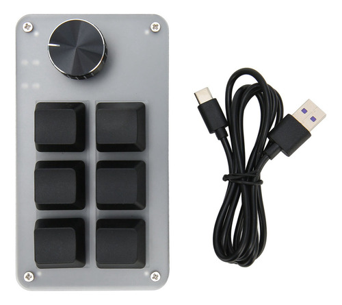 Mini Teclado Usb Con 6 Teclas, Conector De Conexión Con Cabl