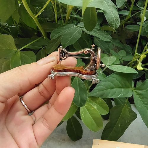 * Simulación De Máquina De Coser En Miniatura Dollhouse