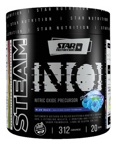 Oxido Nitrico Steam N.o. Star Nutrition 312 Grs