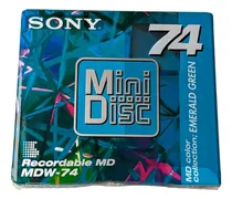 Comprar Sony Minidisc Emerald Green 74 Minutes