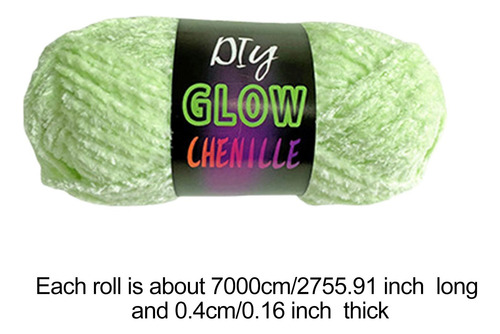 4x Hilo Que Brilla En La Oscuridad Hilo De Crochet Hilo