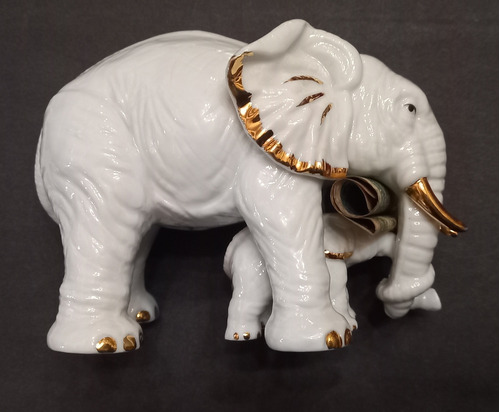 Figura De Porcelana Elefante Monti Piero España