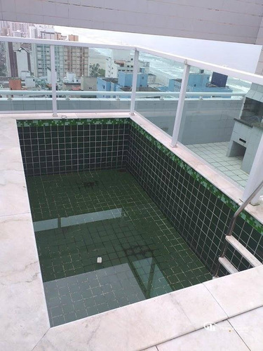 Imagem 25 de 27 de Cobertura Com 4 Dormitórios À Venda, 205 M² Por R$ 1.950.000,00 - Tupi - Praia Grande/sp - Co0002