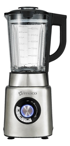 Licuadora Acero Inox 17lt 1400w Imaco Color Gris