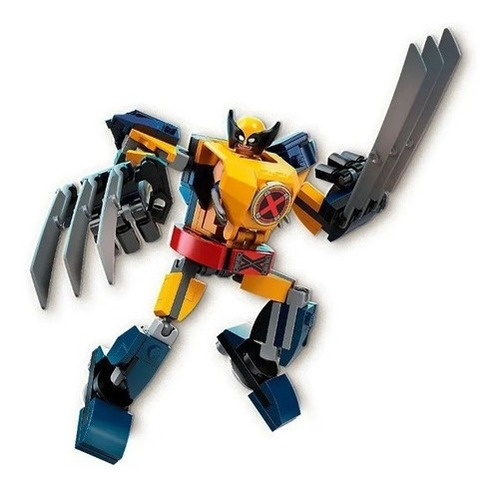 Imagen 3 de 6 de Lego® Marvel - Armadura Robótica De Wolverine (76202) Cantidad de piezas 141