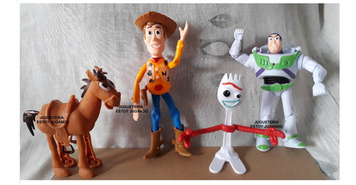 Toy Story Set X 4 Muñecos Buzz Woody Grandes Hermoso Oferta
