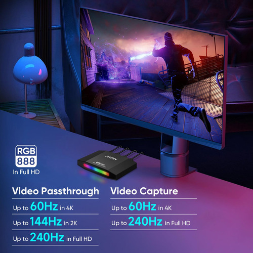 Captura De Videojuegos Hdmi 4k 60fps Mmg