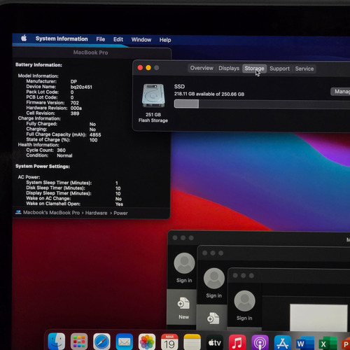 Macbook Pro Retina 2014 13.3 Core I7 8 Ram 251 Ssd (Reacondicionado)