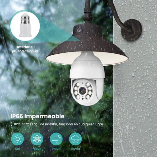 Cámara De Alarma Con Visión Nocturna Resistente Al Agua