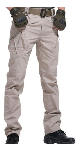 Pantalones Tácticos Multibolsillos Transpirables Para Hombre