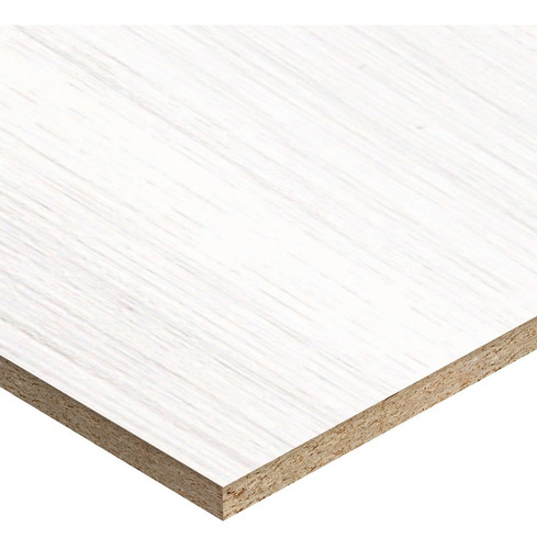 Placa Madera Aglomerado 18 Mm 275 X 183 Mm Blanco Nature