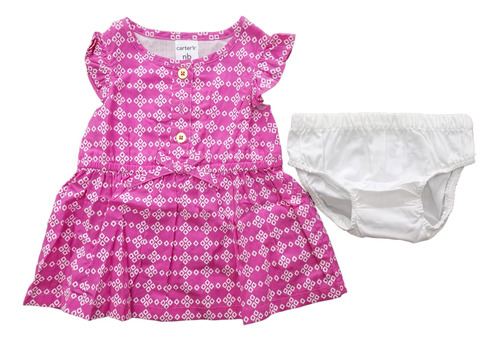 Conjunto 2 Piezas Niña Marca Carters Talla Rn