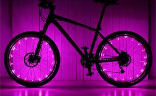 Luces Para Llantas De Bicicleta, Recargables Contra El Agua